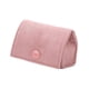 thumbnail image 2 of Joyero portátil de terciopelo para pendientes, pulseras, anillos, bolsa para niñas, mamás, gimnasios y trabajo. Rosa, 2 of 7
