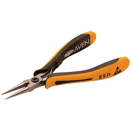 Round Nose Smooth Jaws - aven 10846 round nose pliers, smooth jaws - 5 inch