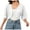 White, variant on ShomPort Womens Cardigan Short Sleeve Chiffon Lightweight Open Front Cardigans Summer Plus Size Plain Soft Vacation Tops
