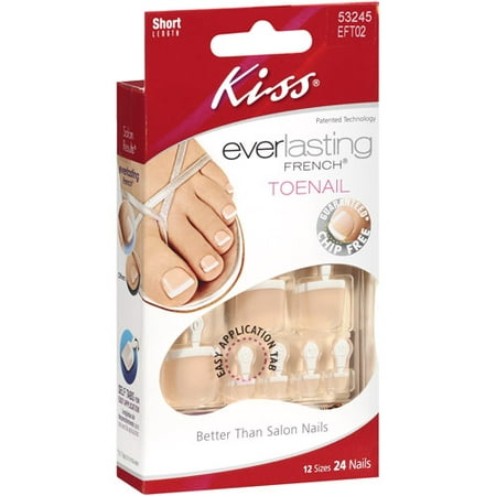 Kiss Products Kiss Everlasting French Toenail Kit, 1 (Best French Beauty Products)