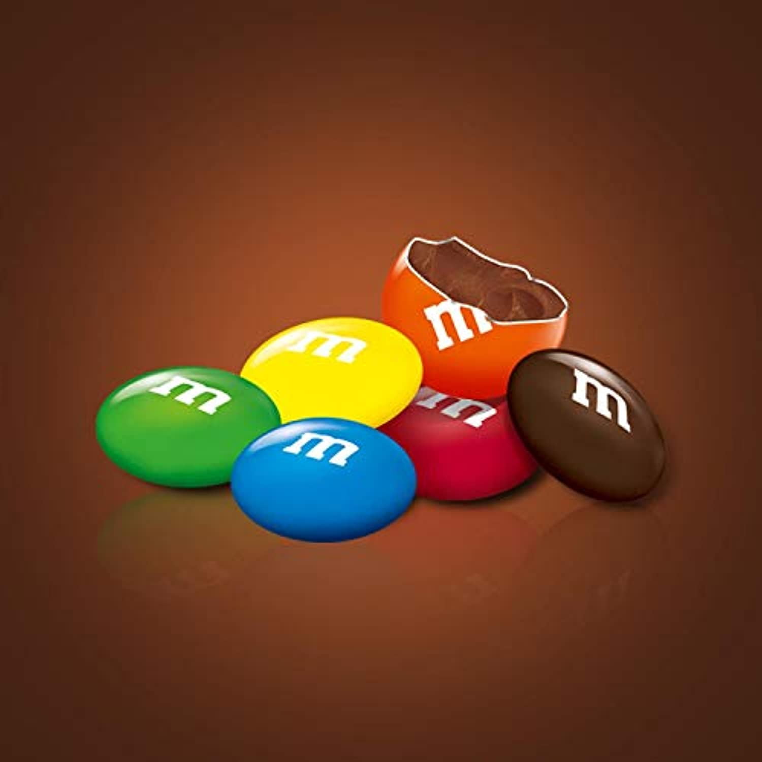 M&M's Plain 62oz Original Bulk Chocolate Candy Jar Bag M&Ms