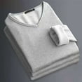 thumbnail image 5 of Men's Mid/Heavy Weight Thermal Underwear Top, Fleece Lined Long Sleeve Shirt, Soft Base Layer Top, 5 of 8