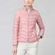 thumbnail image 5 of Parkas de manga larga para mujer, chaqueta de plumón con cuello alto y cremallera, ligera y versátil, con bolsillos, para invierno, de algodón., 5 of 9