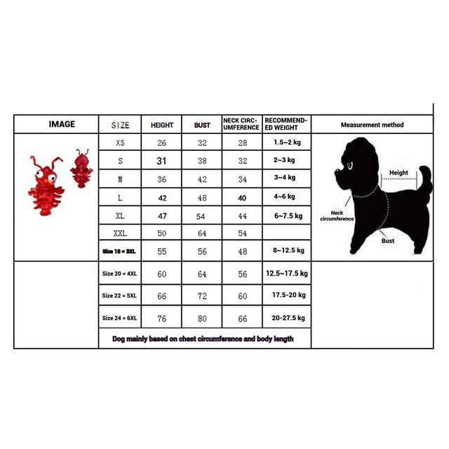 Déguisement de Chien Ourson Carlin Vêtements d'Halloween Rouge Jeu de Rôle Vêtements pour Animal