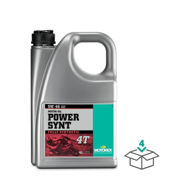 Motorex 305658 Power Synthetic 4T Oil - 5W40 - 4L.