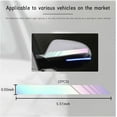 thumbnail image 2 of Yazoeia 2PCS Car Rear View Mirror Stickers, Waterproof Auto Side Rearview Mirrors Decal Stripes, Universal Anti-Collision Striped Automotive Warning Stripes for Most Vehicles (Colorful), 2 of 6