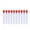 As shown, variant on ADDHAT 10 Pcs 8.5 x 1.3CM Transparent Plastic Storage Bottles Needles Storage Tube Beads Clear Containers Needles Organizers with Red Plug