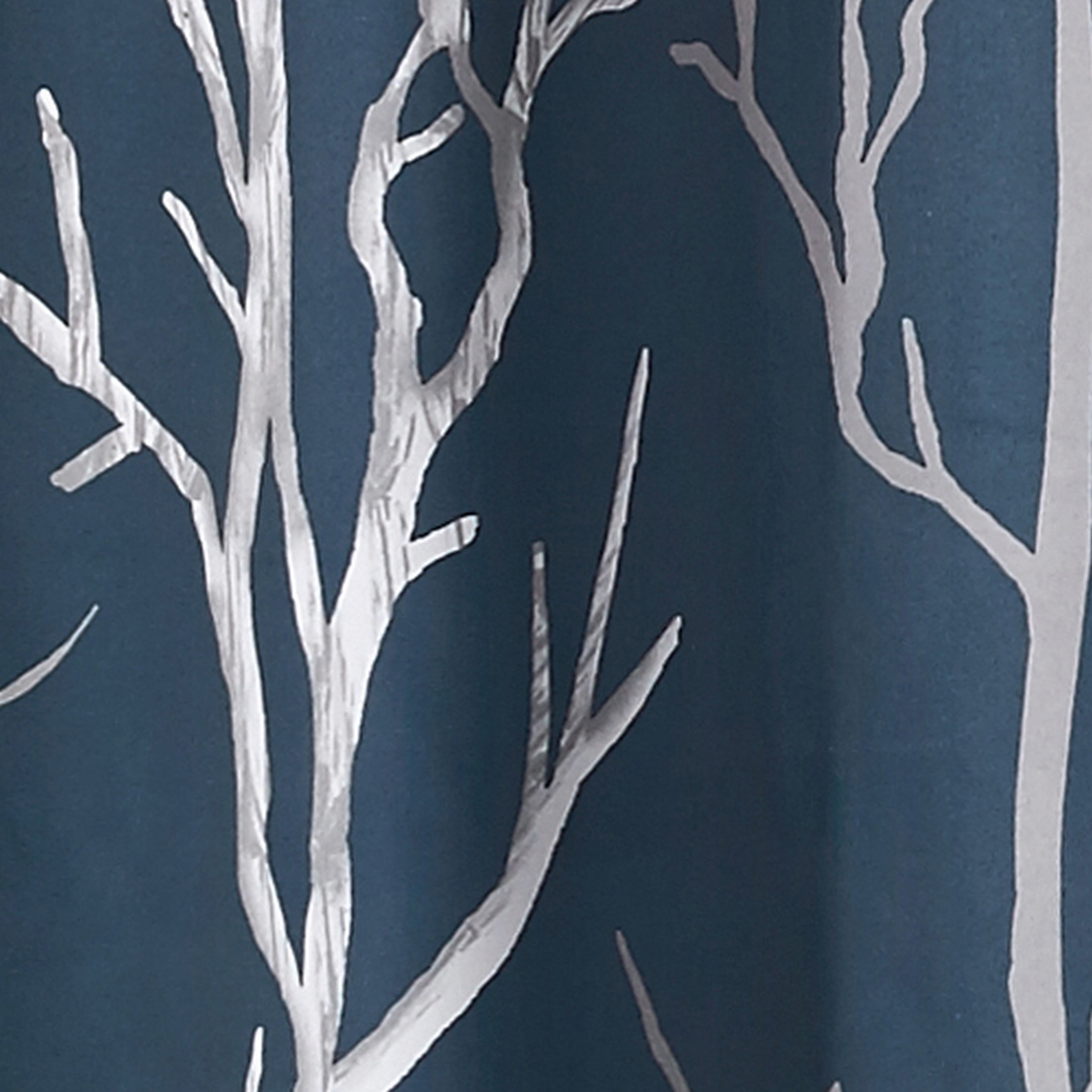 VCNY Home Kingdom Blue Branch Grommet Blackout Curtain, 40" x 84"