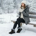 thumbnail image 6 of Ecetana Womes Snow Boots Winter Shoes Warm Ankle Booties Slip On Winter Boots for Women, 6 of 8