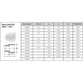 thumbnail image 3 of Lesso America 436-003 (10 Pack), Plumbing, PVC Pipe Fitting ,Male Adapter, SCH40, 3/8", 3 of 3