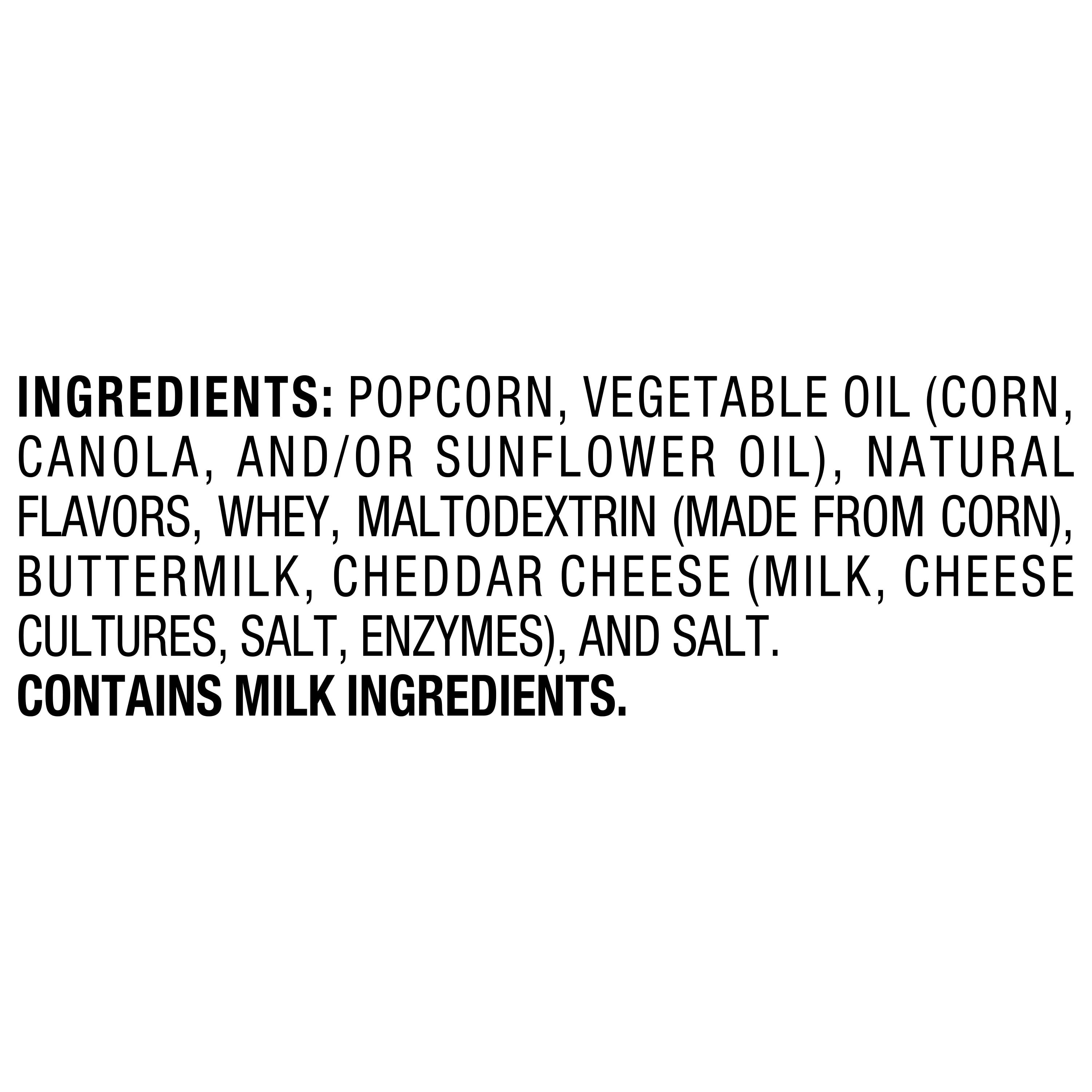 (5 pack) Smartfood Popcorn, White Cheddar, 6.75 oz Bag