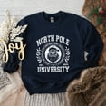 thumbnail image 4 of North Pole University Distressed | Sweatshirt, 4 of 6