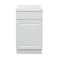 thumbnail image 6 of Design House Wyndham Ready to Assemble 19" Bathroom Cabinet with Cultured Marble 4" Centerset Vanity Top, White, 6 of 19