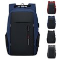thumbnail image 2 of Men Backpack Fashion Casual Safe USB Port Laptop Backpack Travel Backpack, 2 of 5