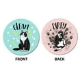 thumbnail image 4 of WIRESTER Waterproof Dishwasher Magnet Clean Dirty Sign Double Sided Magnet Refrigerator Magnet - Playful Postures Tuxedo Cat, 4 of 7