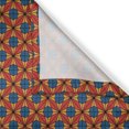 thumbnail image 3 of Ambesonne African Kitchen Curtains, Striped Colorful Geometric, 55"x36", Petrol Blue Vermilion, 3 of 3