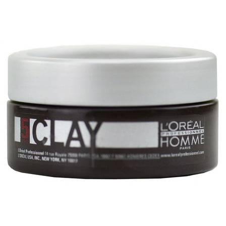 L'oreal Homme Clay Strong Hold Matt Clay (Size : 1.7 oz)