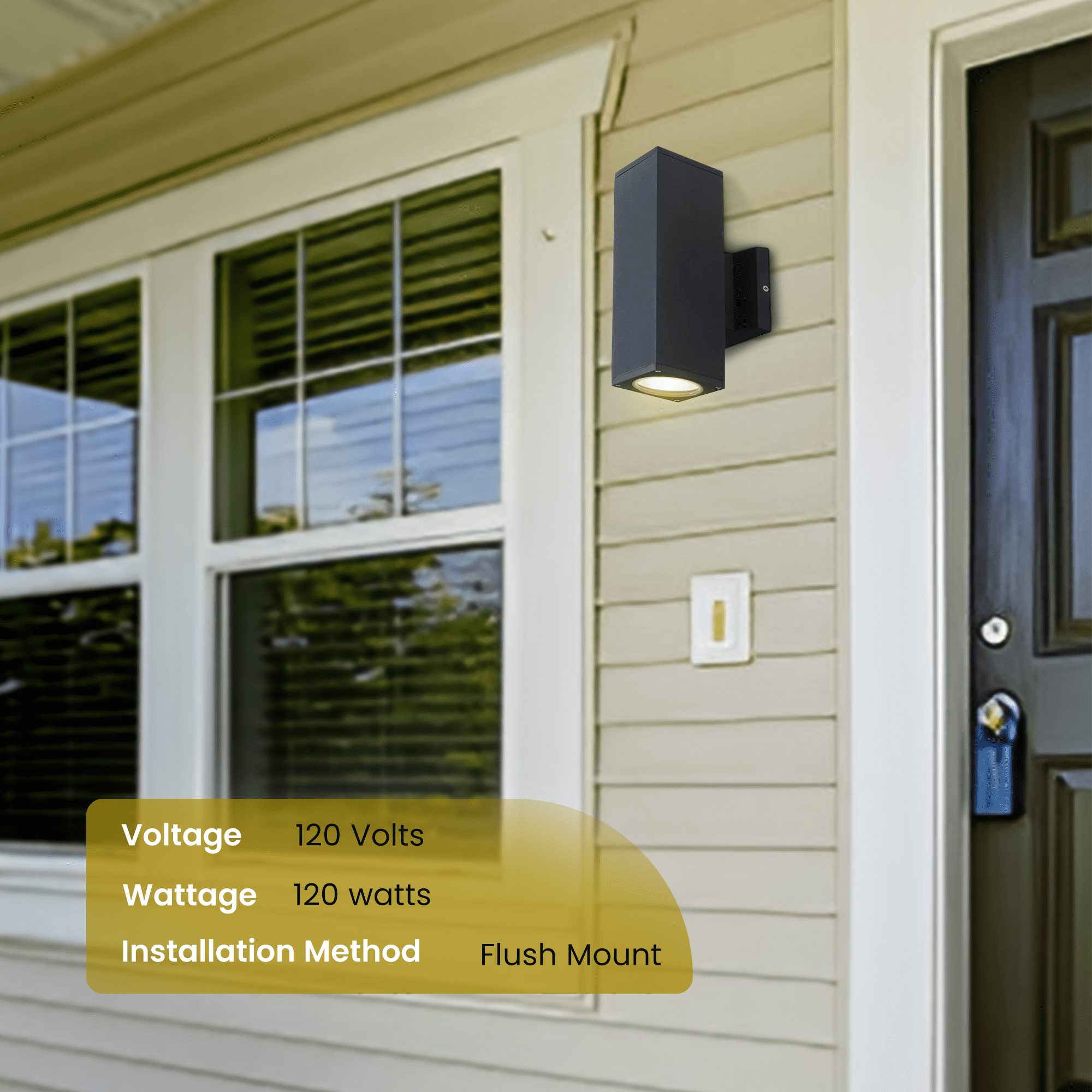 DVI DVP115015BK Summerside 10.25" Black Outdoor 2-Light Wall Sconce Wet Rated