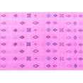 thumbnail image 1 of Ahgly Company Indoor Rectangle Abstract Pink Modern Area Rugs, 8' x 12', 1 of 4