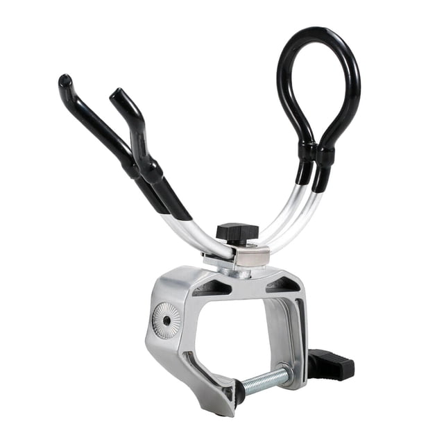 Soporte para caña de pescar para Kayak y barco con clip de montaje, soporte para caña de pescar ajustable de 360 degree para canoa, balsa, pesca, multiusos