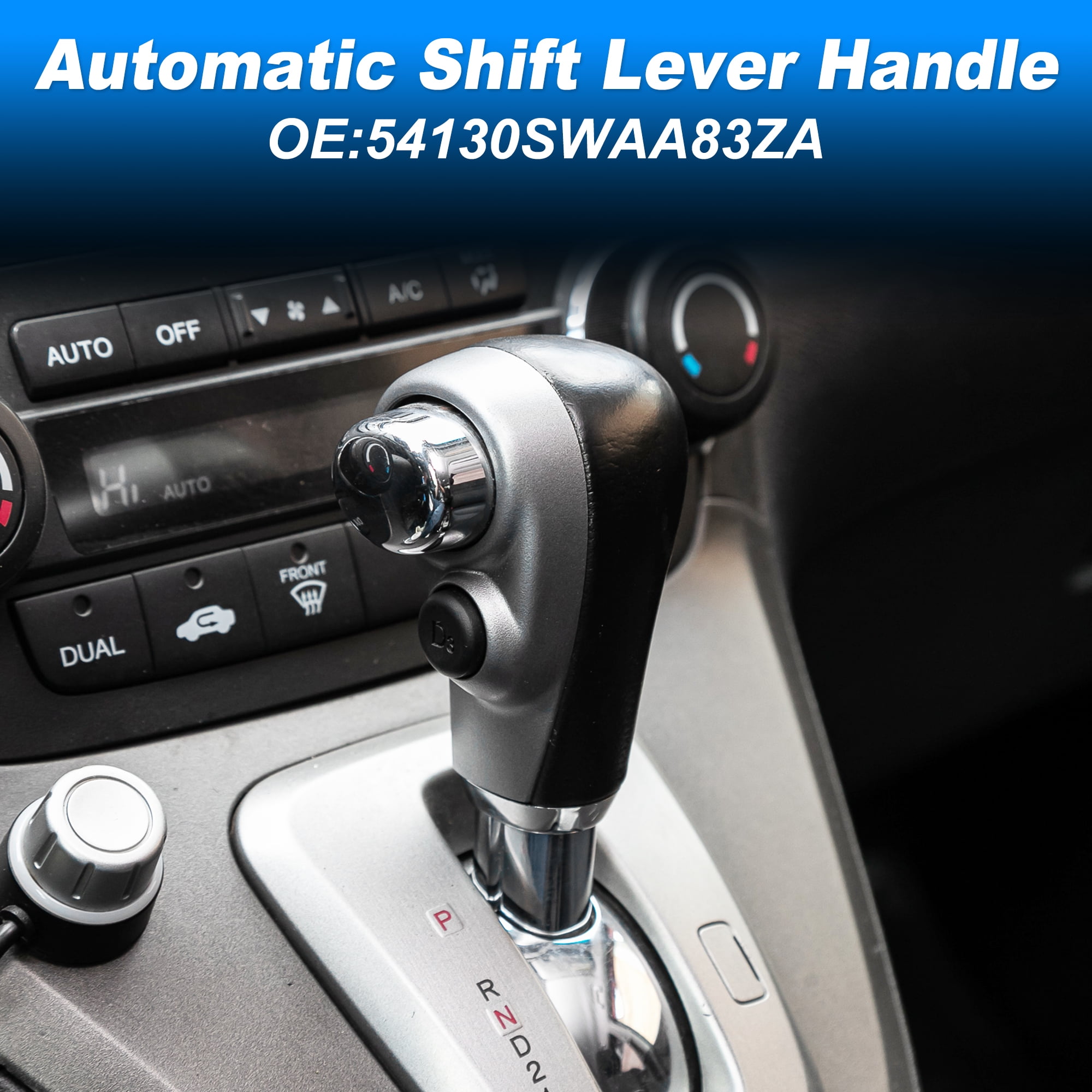 Unique Bargains Automatic Shift Lever Handle Gear Shifter Shift Knob Handle for Honda CR-V 2007-2011 No.54130SWAA83ZA Shift Gear Lever Knob Gearstick Gaiter Boot Cover