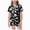 Black, variant on NOLDARES Big Kids Unisex Halloween Pjs Set Girls Boys Silk Pajama Sets Satin Clasic Sleepwear Fall Winter 2 Pieces Button Down Nighty,Orange,12-13 Y