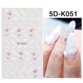 thumbnail image 1 of WIZUTIZ Nail Art Embossed Sticker 5d Three-dimensional Hollow White Lace Flower Nail Applique up to 50% Off Multicolor, 1 of 2