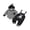 Black, variant on RUINIXCW Baby Boy Halloween Outfit Striped Crew Neck Long Sleeve Romper Pumpkin/Ghost Embroidery Overalls and Hat 3 Pcs Set