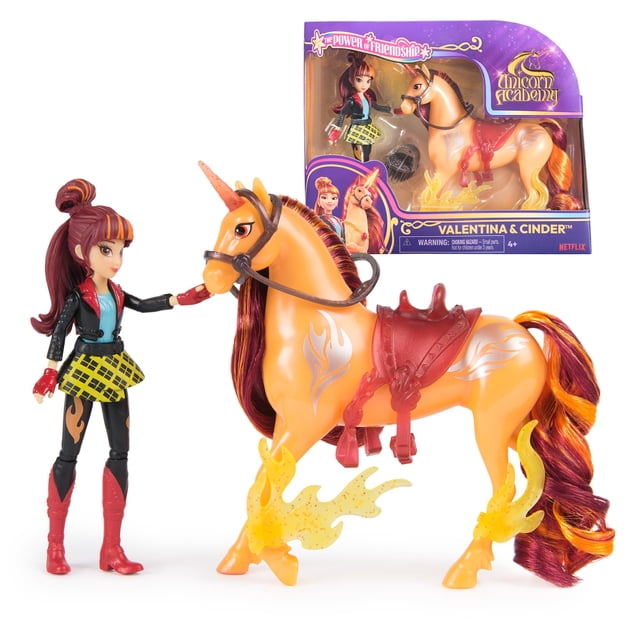 Toy Unicorn Academy Valentina & Cinder con accesorios desde hace más de 4 años