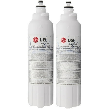 2pk Water Filter Cartridge - LT800P Refrigerator Water Filter by LG, 2pk