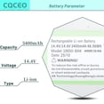 thumbnail image 2 of Batería de repuesto para aspiradora CQCEO para Eufy X10 Pro Omni, 2 of 6