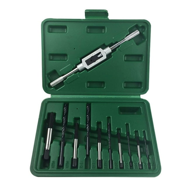 Ensemble de 11 Extracteurs de Vis, Extracteurs de Vis, Guides de Perçage, Outils