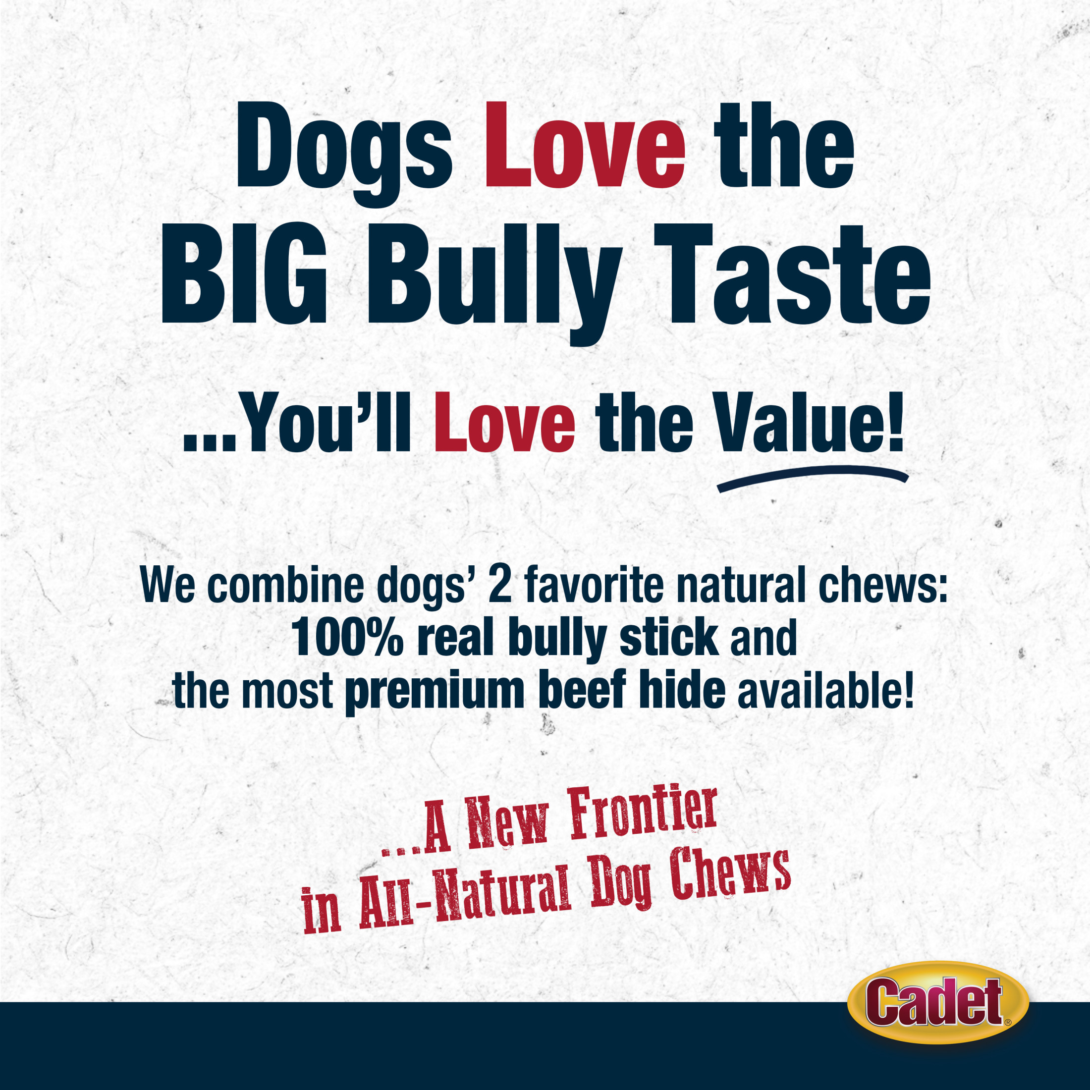 Cadet Bully Hide Sticks Dog Treats, 4 Count photo 7