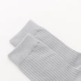 thumbnail image 4 of QASIEATN Socks for Graceful Men Fashion 1 Pair Men Casual Business Crew Dress Socks Cotton Middle Breathable Tube Crew Socks Winter Accessories Gray, 4 of 4