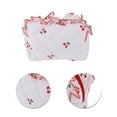 thumbnail image 4 of Unique Bargains 1 Pc Lady Portable Make Up Organizer Case for Travel White Red Polyester, 4 of 5