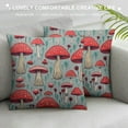 thumbnail image 3 of JEUXUS  Mushroom Linen Throw Pillow Covers , Watercolor Mushroom Decorative Throw Pillow Case, Mushroom Gifts for Women, Botanical Vintage Farmhouse Decor for Home Bedroom Living Room, 3 of 5