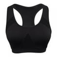 thumbnail image 2 of Women Padded Sports Bra Pack - Racerback Seamless High Elastic Workout Bras Set Support for Gym Yoga Running Daily Exercise, 2 of 3