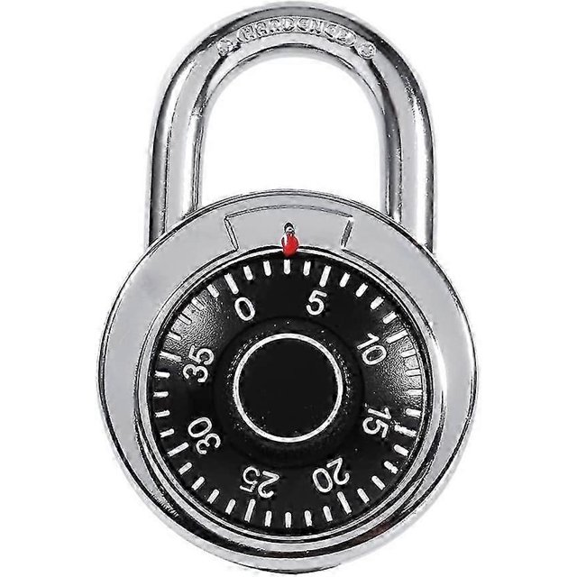 Rotary Padlock Number Combination Combination Lock Safe Round Dial Number Baggage Security