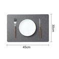 thumbnail image 5 of Faux Leather Placemats, 18 X 12inch Heat Resistant Rectangle Table Mats,Waterproof Non-Slip Easy to Clean Placemats for Kitchen Coffee Dining Room Table, 5 of 8