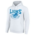 thumbnail image 2 of Men's Starter White Detroit Lions -80s Inspired Pullover Hoodie, 2 of 3