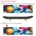 thumbnail image 2 of Easter Premium Emery Skateboard Grip Tape Pair - Pack of 2 Stickers, PVC Backing, 8.8x32.6in/22.4x83 cm Size, 2 of 5