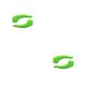 thumbnail image 1 of Tapones de Vidrio Minnieouse Antideslizantes para Anteojos Verde 2piezas, 1 of 6