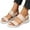 Beige, variant on Viluyesy Sandals for Womens, Soft Sole Wide Width Comfort Summer Casual Flatform Shoes Beige