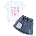 thumbnail image 4 of UAYOTSE Girls Summer Outfits 3T 4T 5T 6T 7T Girl Clothes Sleeveless Tops and Shorts Set with Pockets,Sizes 4-5 Years, 4 of 4
