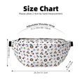thumbnail image 3 of Naloa Cartoon Animals Print Running Belts for Men Women,Running Fanny Pack with 2-Zipper Pockets,Waterproof Waist Pack for Travel Hiking Running Outdoor Sports, 3 of 8