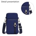thumbnail image 3 of Pequeño bolso cruzado para teléfono celular para mujer, mini bolso de hombro tipo mensajero con ranuras para tarjetas de crédito, 3 of 5