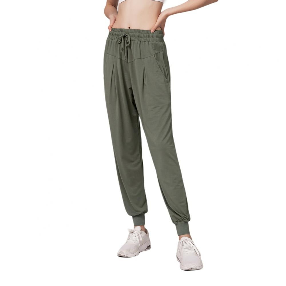 Women's elastic waist nylon pants Clearance