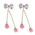 thumbnail image 2 of 1 par borla arco encantos botones de diamantes de imitación cristal adorno rosa Sunnimix Botones de adornos de cristal, 2 of 8