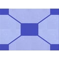 thumbnail image 1 of Ahgly Company Machine Washable Indoor Rectangle Transitional Light Slate Blue Area Rugs, 6' x 9', 1 of 7