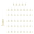 thumbnail image 1 of Paquete de 100 agujas de dispensación de punta roma, puntas de dispensación de acero inoxidable de 30 gauge con bloqueo Luer, aguja dispensadora roma de 1" para medir y rellenar tintas, amarillo claro, 1 of 6